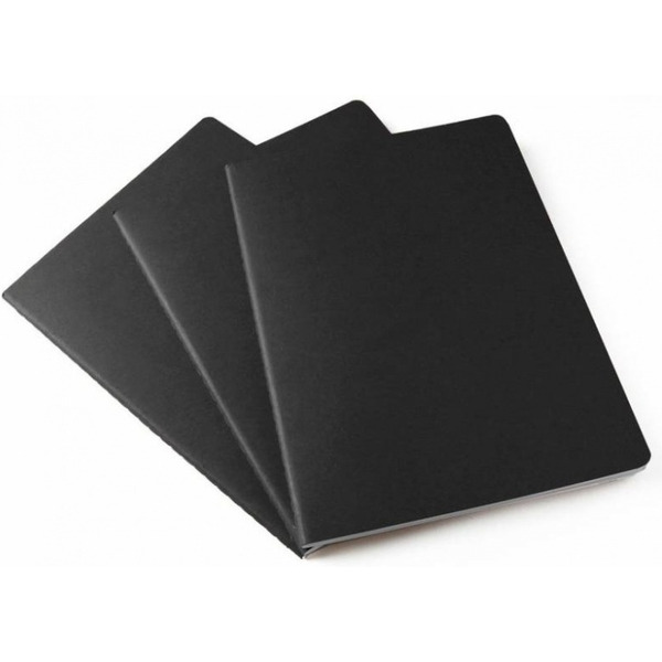 Блокнот Moleskine Cahier Journal XLarge QP321 (черный) 3 шт