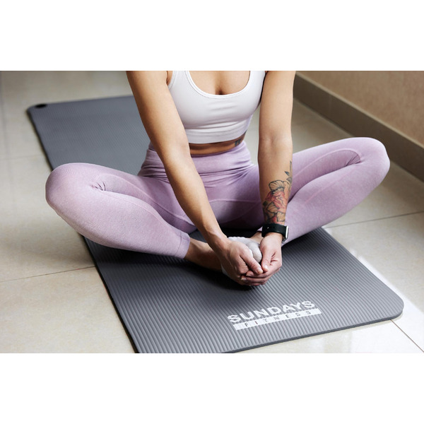 Коврик для йоги и фитнеса Sundays Fitness IR97506 (180x60x1см, фиолетовый)