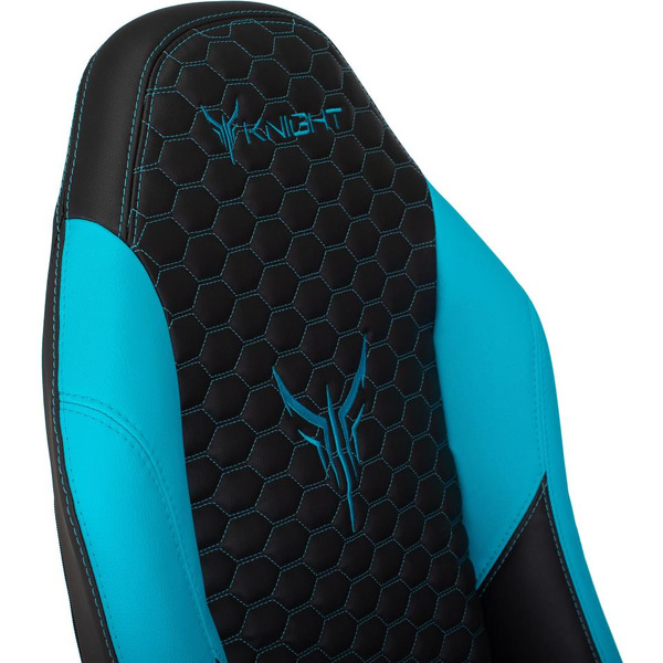 Кресло игровое Knight Neon (1717271) черный/голубой