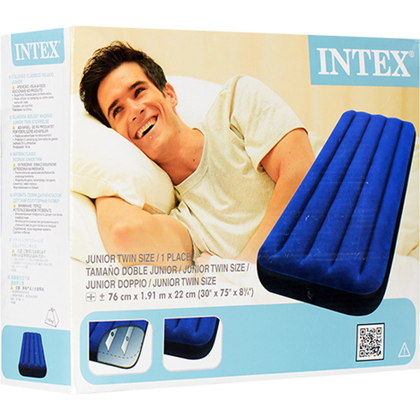 Надувной матрас INTEX Compact Classic (Компакт Классик) 68950, 76х191х22 см