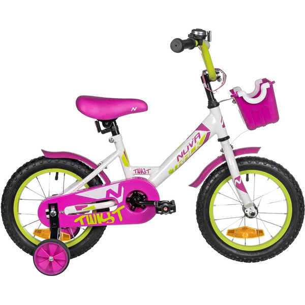 Детский велосипед Novatrack Twist 14 141TWIST.WT5 (белый)