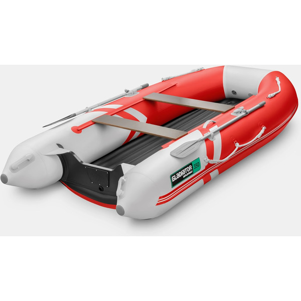Лодка Gladiator E350S BSM4151 (красно-белый)