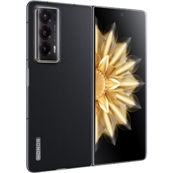 Смартфон HONOR Magic V2 16GB/512GB (черный кожаный)