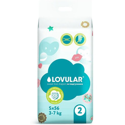Подгузники Lovular Sweet Kiss S 3-7 кг (56 шт)