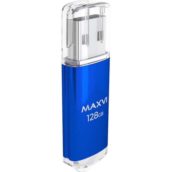 USB флеш-накопитель Maxvi MP 128GB 2.0 blue