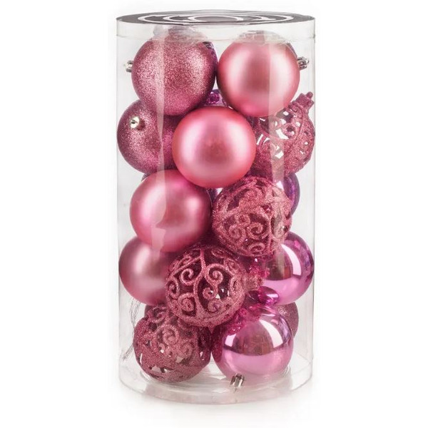 Набор новогодних шаров Ausini VT25-04018-7