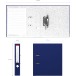 Файл-регистратор Erich Krause А4/50мм Standard синий 273