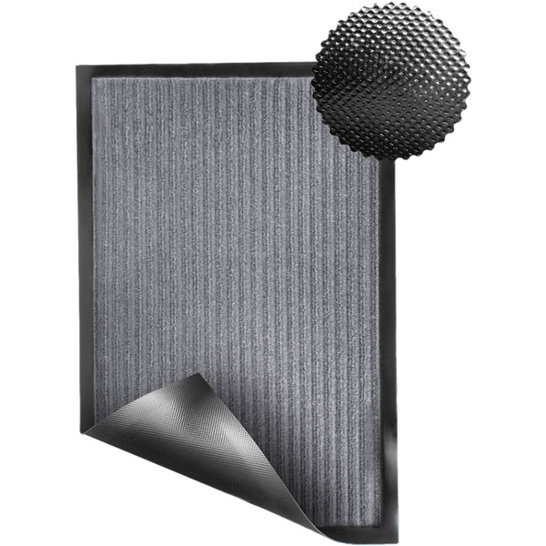 Придверный коврик Sundays Home Ребристый 80x120см 92175 (серый)