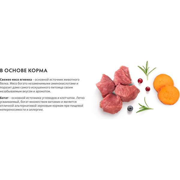 Сухой корм для кошек Grandorf Adult Sterilised Fresh Lamb&Sweet Potato (2кг)