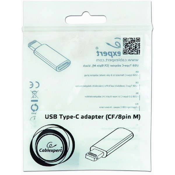 Адаптер Cablexpert A-USB-CF8PM-01