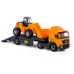 Автомобиль-трейлер + трактор-погрузчик Полесье 8831