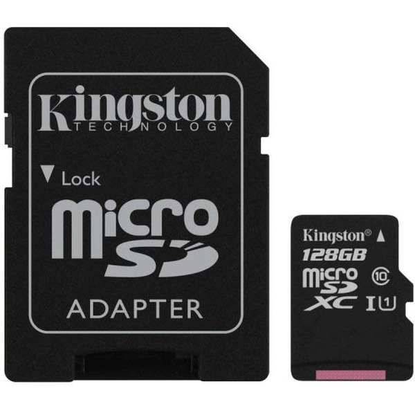 Карта памяти Kingston SDCS/128GB microSDHC