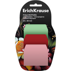 Клейкие закладки Erich Krause Folk Motives 65136