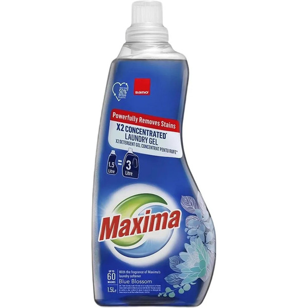 Гель для стирки SANO Maxima Blue Blossom (60 стирок) 1,5 л