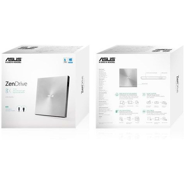 Оптический привод ASUS SDRW-08U9M-U/SIL/G/AS