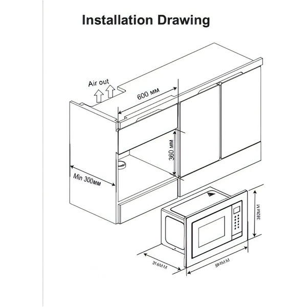 Микроволновая печь Haier HMX-BTG207W