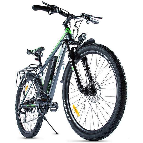 Велогибрид Eltreco XT 750 (серый/зеленый)