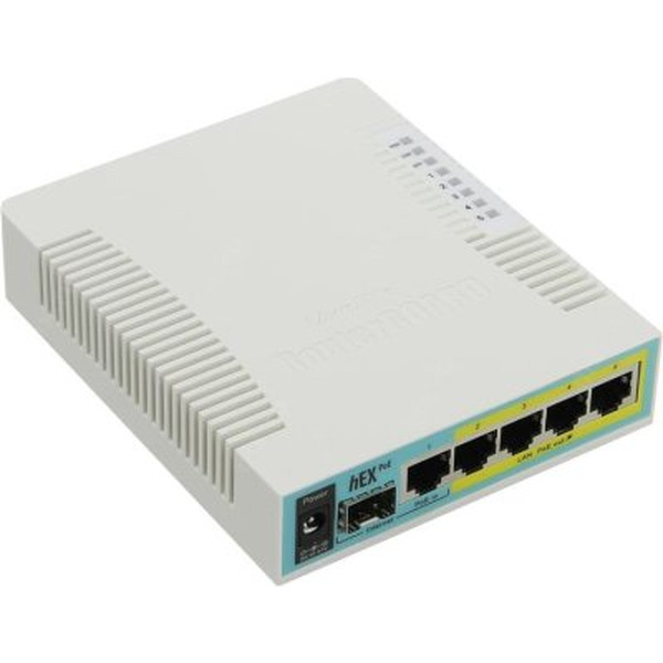 Роутер MikroTik hEX PoE (RB960PGS)