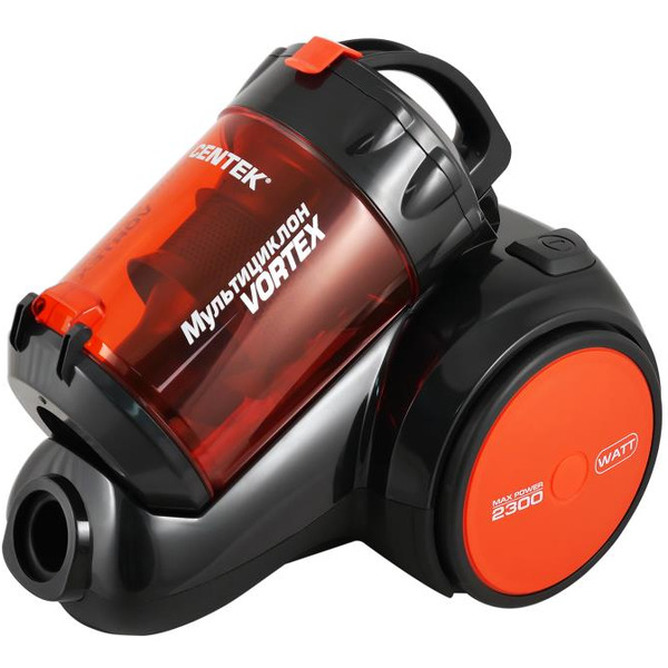 Пылесос Centek CT-2524 черный/красный