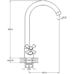 Смеситель для кухни ECONOCE EC0431