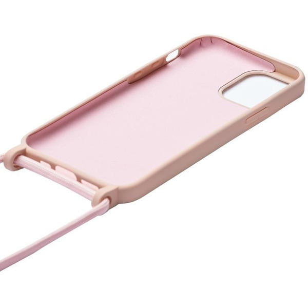 Бампер Bingo Lanyard для Apple iPhone 12 (персиковый)