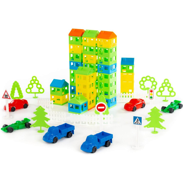 Конструктор ПОЛЕСЬЕ Построй свой город 56276