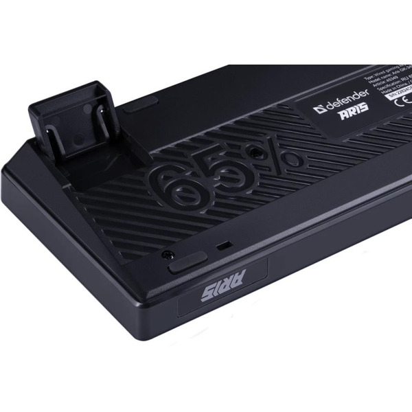 Клавиатура Defender Aris GK-349 (черный/белый) 45344