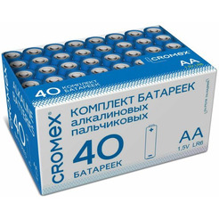 Батарейка Cromex Alkaline АА 40шт 455594