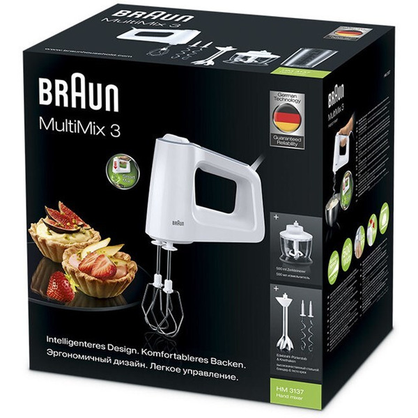 Миксер Braun MultiMix 3 HM3137WH