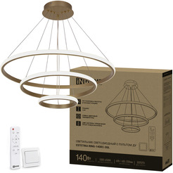Светильник светодиодный IN HOME ESTETIKA RING-140RC-3GL (4690612062488)