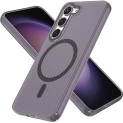 Задняя накладка CASE Translucent Strip Samsung Galaxy S23, черный