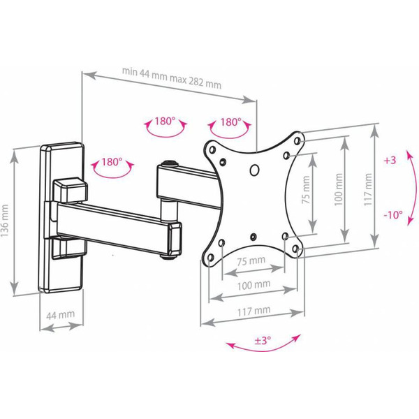 Кронштейн для телевизора Arm Media MARS-2