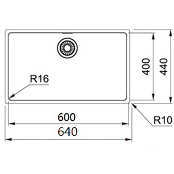 Кухонная мойка Franke FEX 110-60 122.0689.809