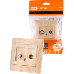 Розетка телевизионная TDM Electric Лама SQ1815-0320