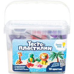 Набор для лепки Genio Kids Тесто-пластилин 10 цветов TA2047