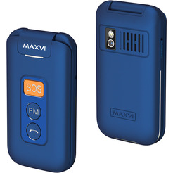 Мобильный телефон Maxvi E5 up (синий)