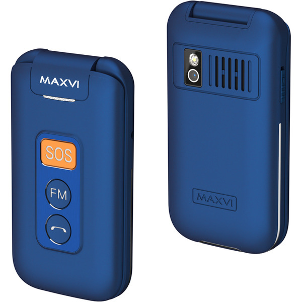 Мобильный телефон Maxvi E5 up (синий)