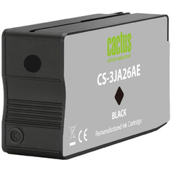 Картридж струйный Cactus CS-3JA26AE 963 черный пигментный (23мл) для HP OfficeJet 9010/9012/9013/9014/9015/9016/9019/9020/9025