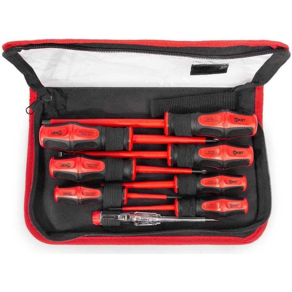 Набор диэлектрических отверток КВТ ПРОФИ НИО-08 78619