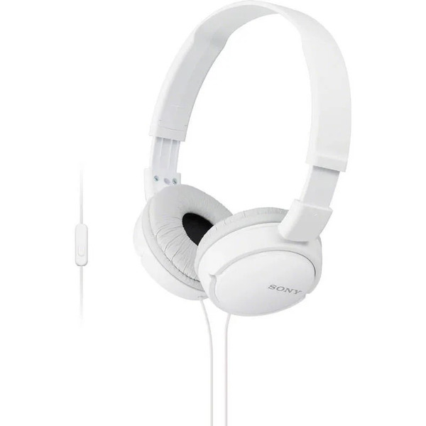 Наушники с гарнитурой SONY MDR-ZX110AP белые