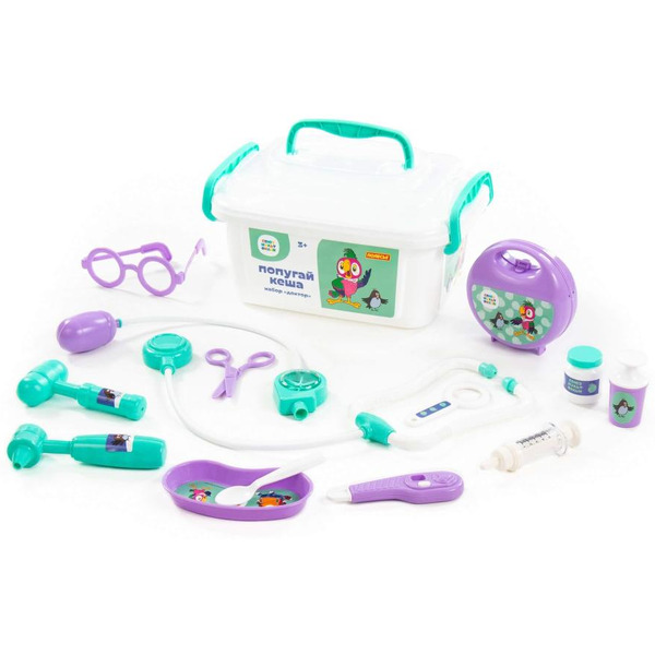 Игровой набор доктора Полесье Попугай Кеша Доктор 83333