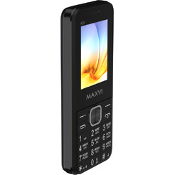 Мобильный телефон Maxvi K29 + ЗУ WC-112 (черный)