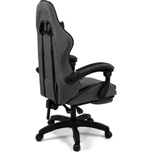 Кресло офисное King Style FK-31 Anklav Fabric Black (светло-серый/черный)