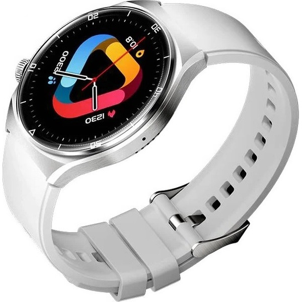 Умные часы QCY GT2 S3 WA23S3A (серебристый/белый)