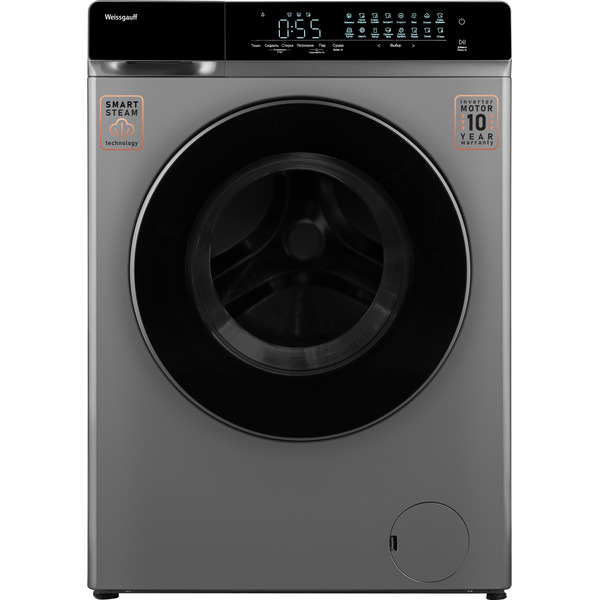 Стирально-сушильная машина WEISSGAUFF WMD 888 Touch Inverter Steam Silver