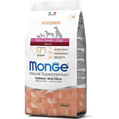 Сухой корм для собак Monge Dog Extra Small Adult Salmon & Rice (2.5кг)