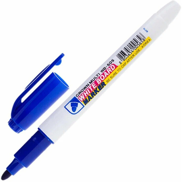 Набор маркеров для белых досок Crown "Multi Board Slim" WB-505-4(SET)