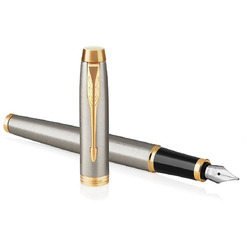 Ручка перьевая "IM Core Brushed Metal GT" PARKER 142540 / 1931649
