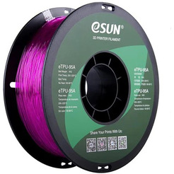 Пластиковая нить ESUN eTPU-95A 1.75 мм 1000 г (фиолетовый полупрозрачный)