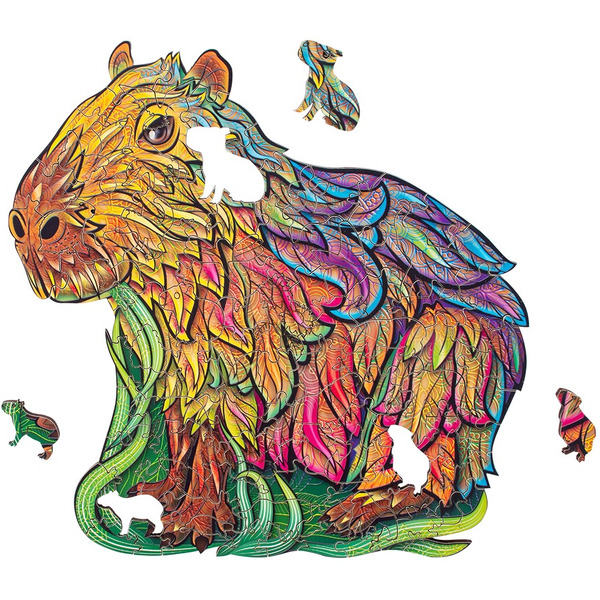 Сувенирный пазл MASTER WOOD Капибара SWPK